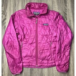 Patagonia Nano Puff Jacket Puffer Pink Quilted Primaloft Insulated Gorpcore Sz S